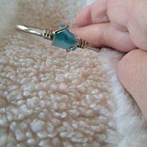 Blue Stone Silver bracelet